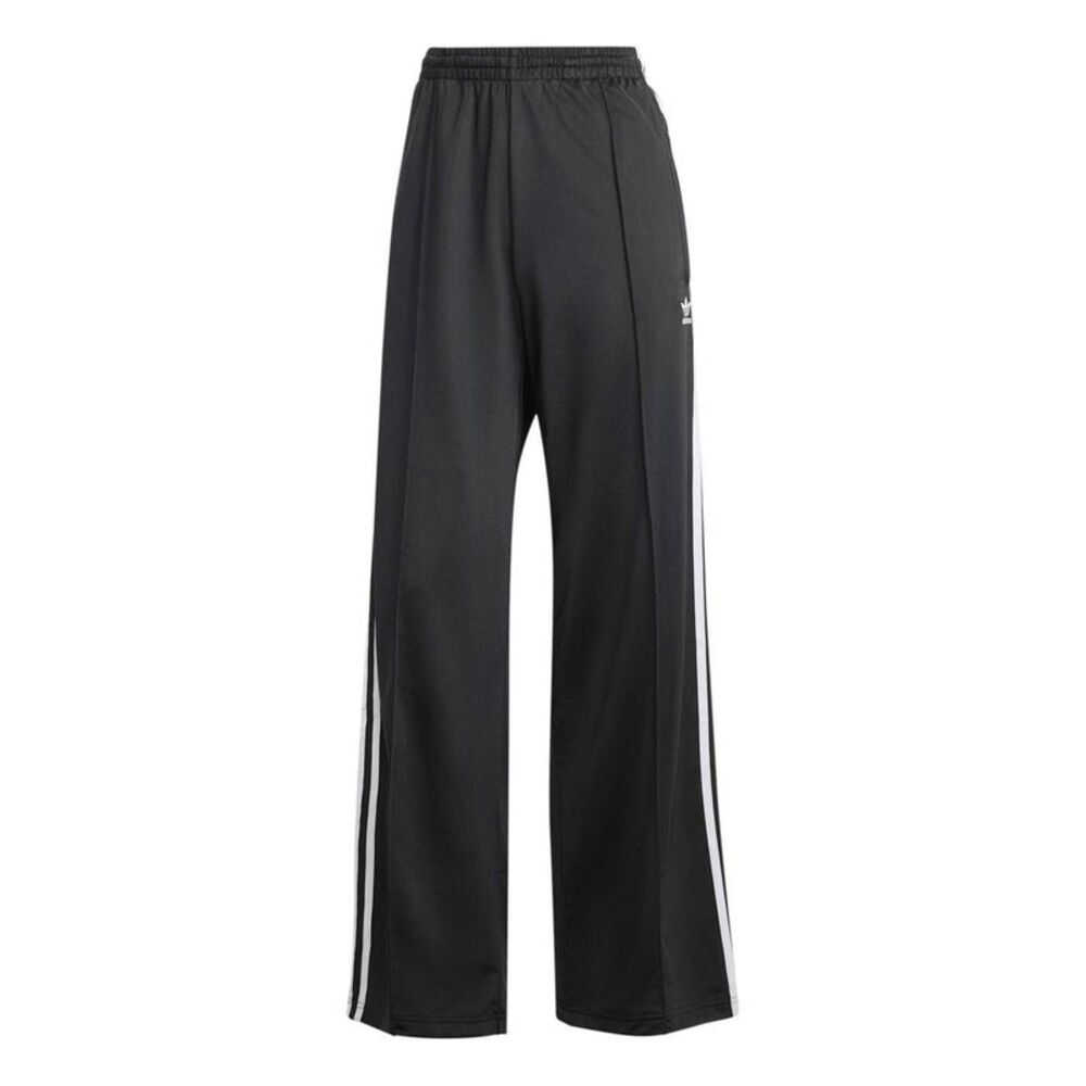 Adidas Womens/Ladies Firebird Open Hem Joggers / Black/White